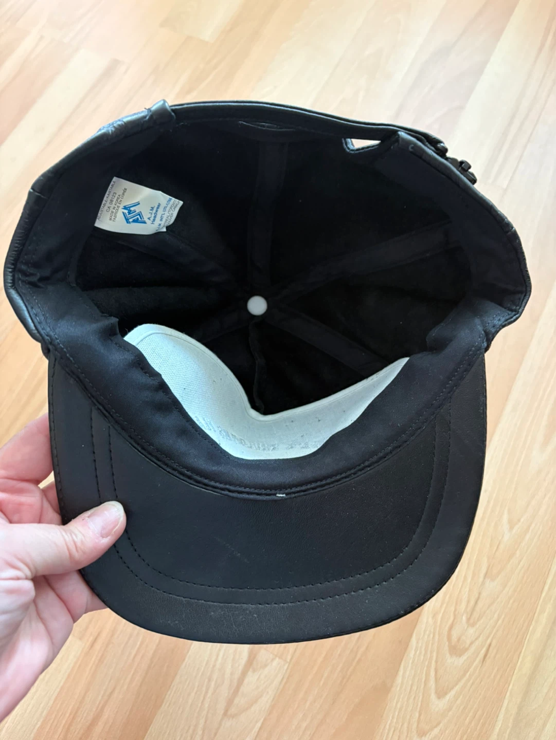 Leather Baseball Cap New never worn  $5 firm (2 available) - photo 2