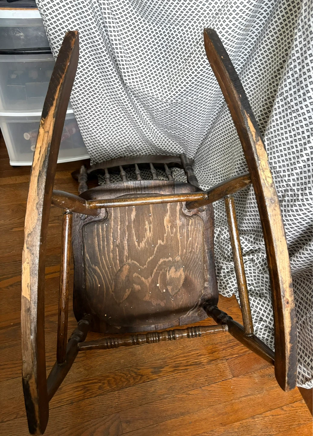 Antique Northwind Wooden Rocking Chair - photo 5