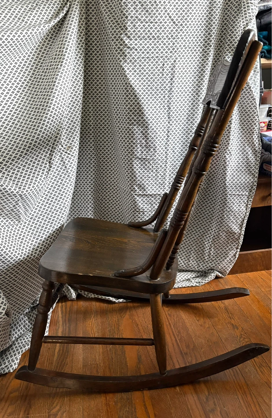Antique Northwind Wooden Rocking Chair - photo 3