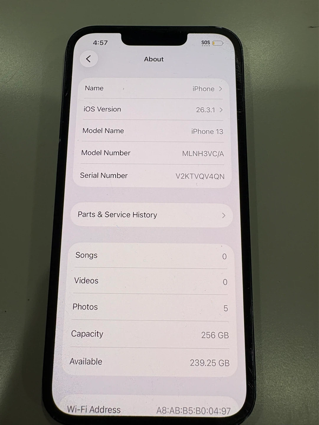 iPhone 13 256GB MIDNIGHT - UNLOCKED $300 FIRM - photo 4