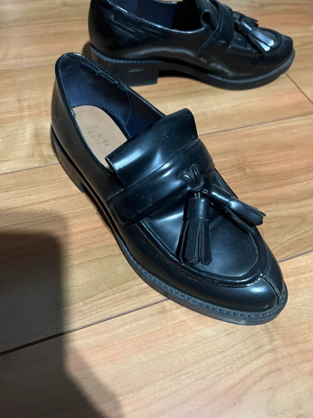 Zara Black Tassel Loafers - photo 3