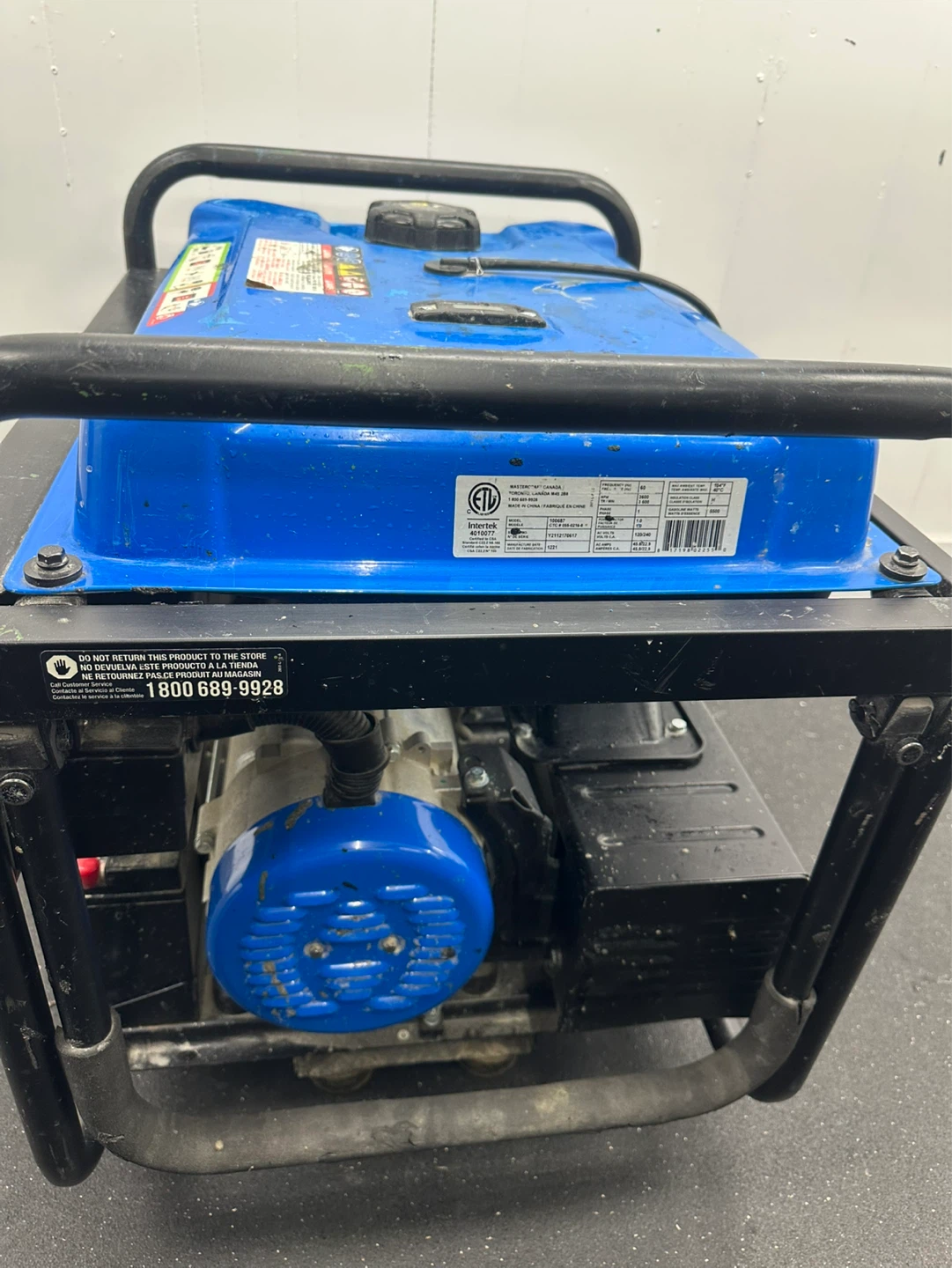 Mastercraft 6875 Watts Starting Generator - photo 4