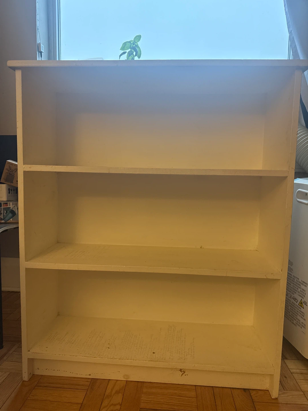 White 3-Shelf Bookcase - MOVING SALE!!