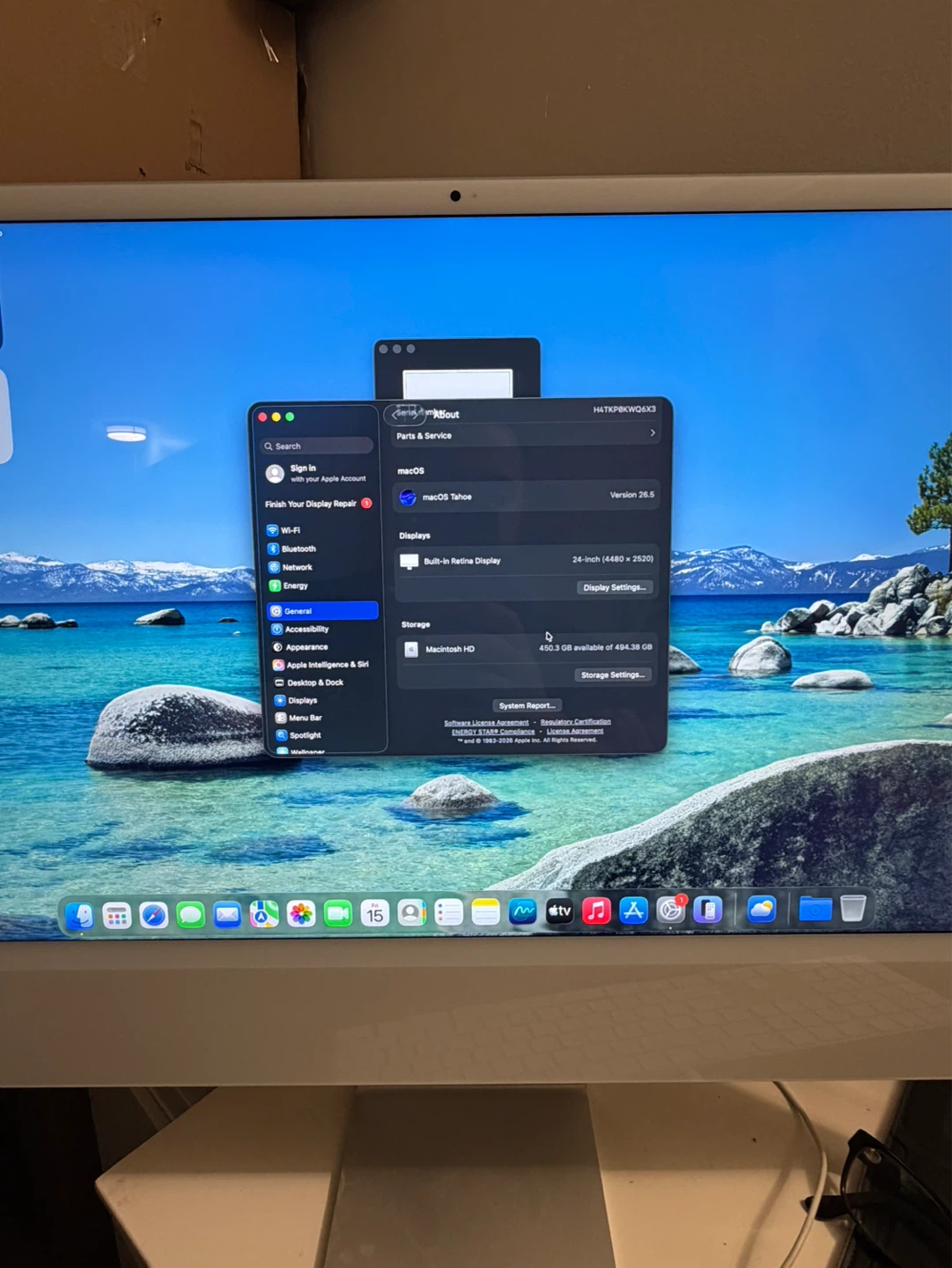 Apple iMac 24” M1 16GB 512GB Silver 2021 A2438 - photo 3