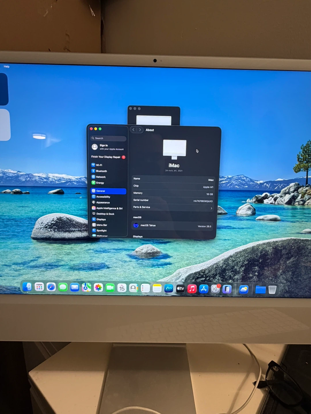 Apple iMac 24” M1 16GB 512GB Silver 2021 A2438 - photo 2