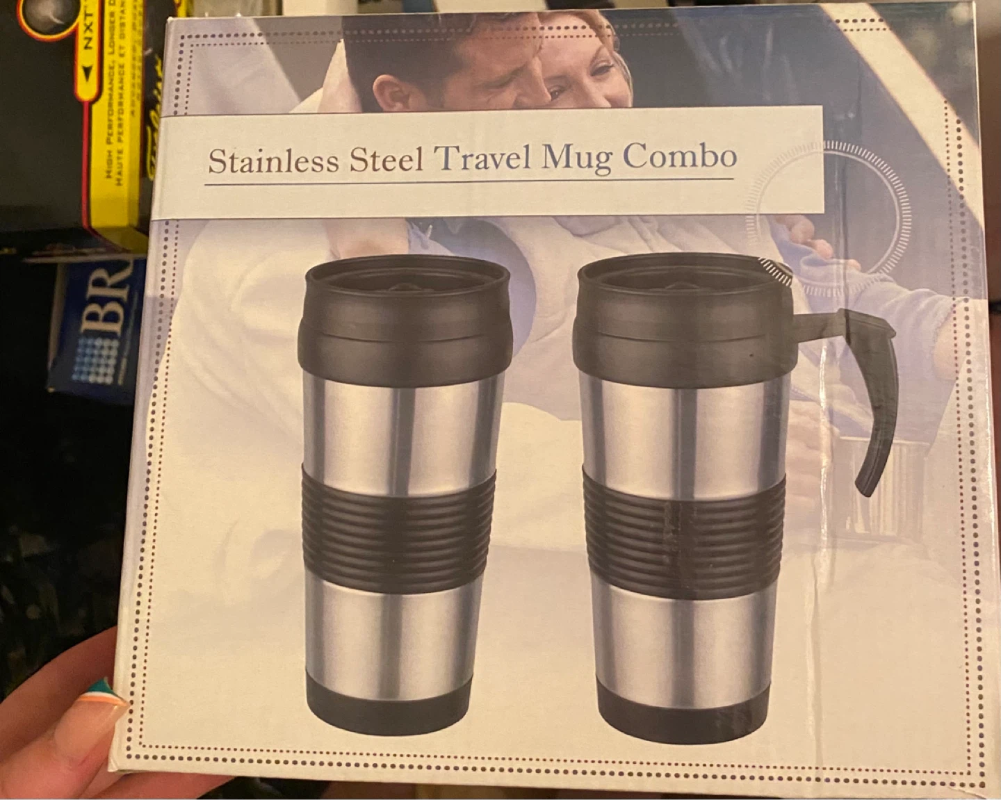 Stainless Steel Travel Mug Combo