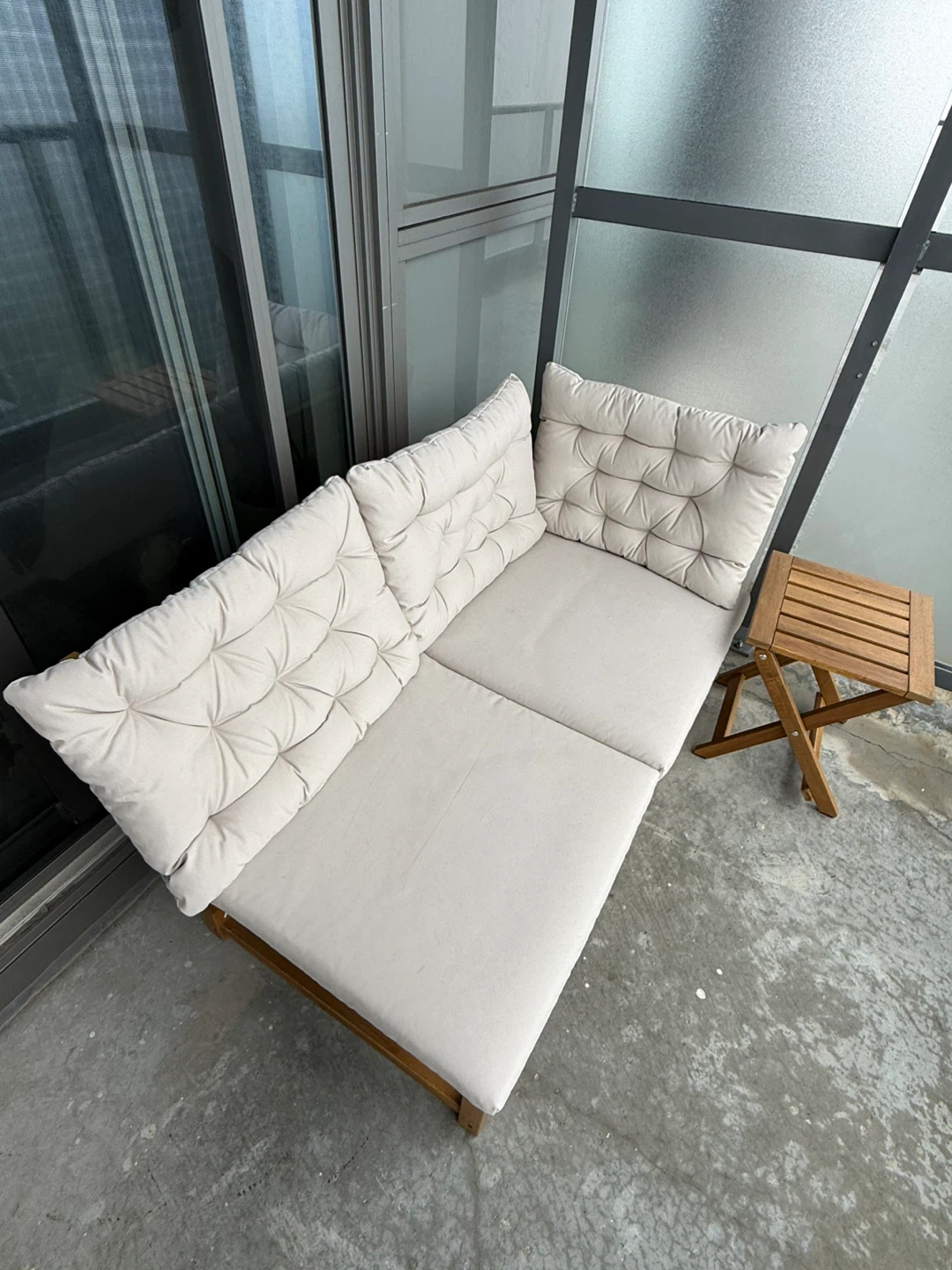 The garden fourniture set