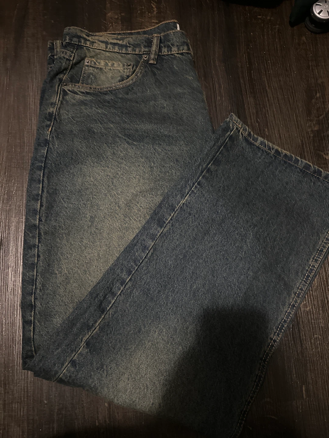 North Western Baggy Denim Jeans