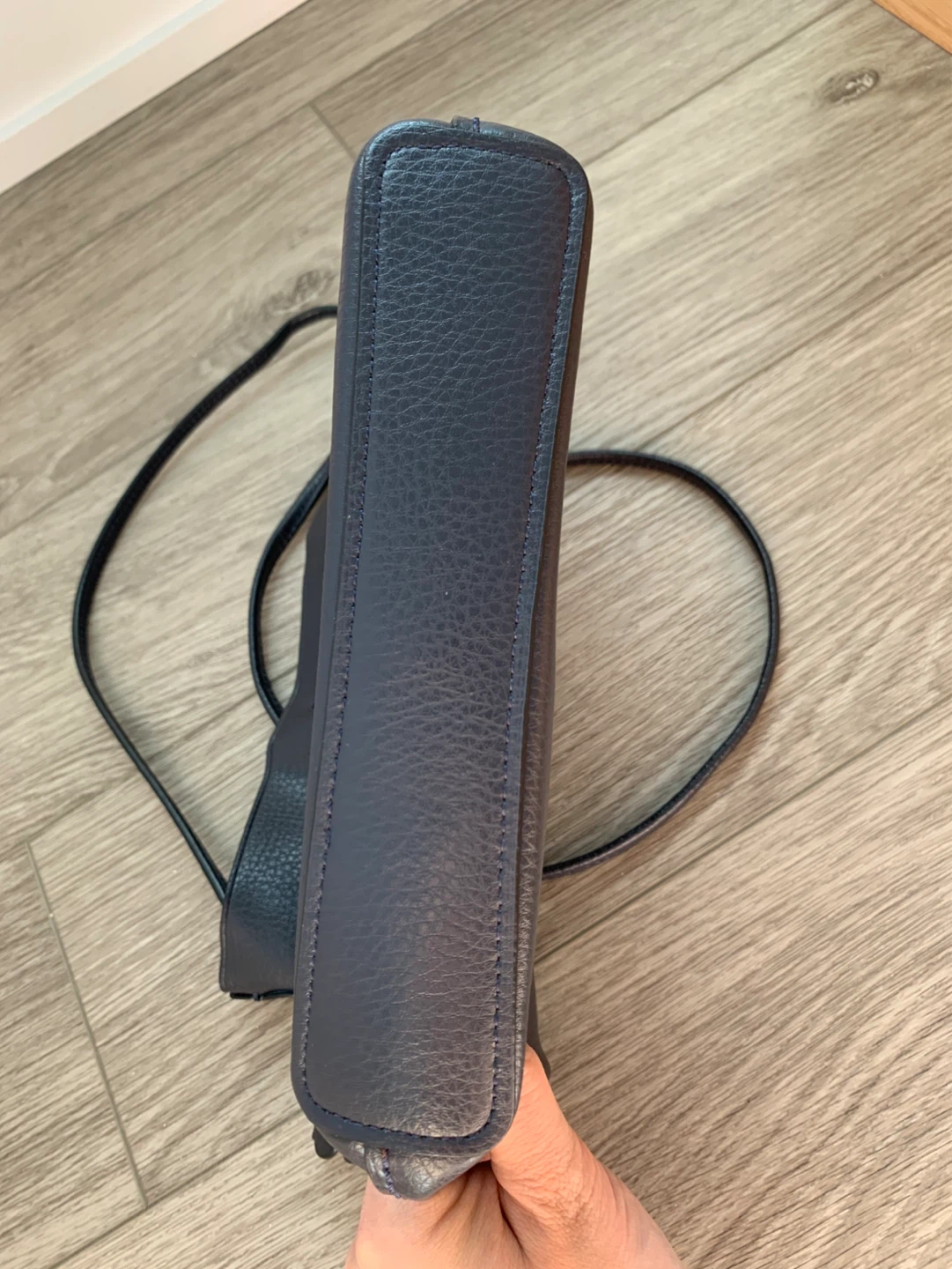 Coach Derby Navy Blue Leather Bucket Bag - photo 3
