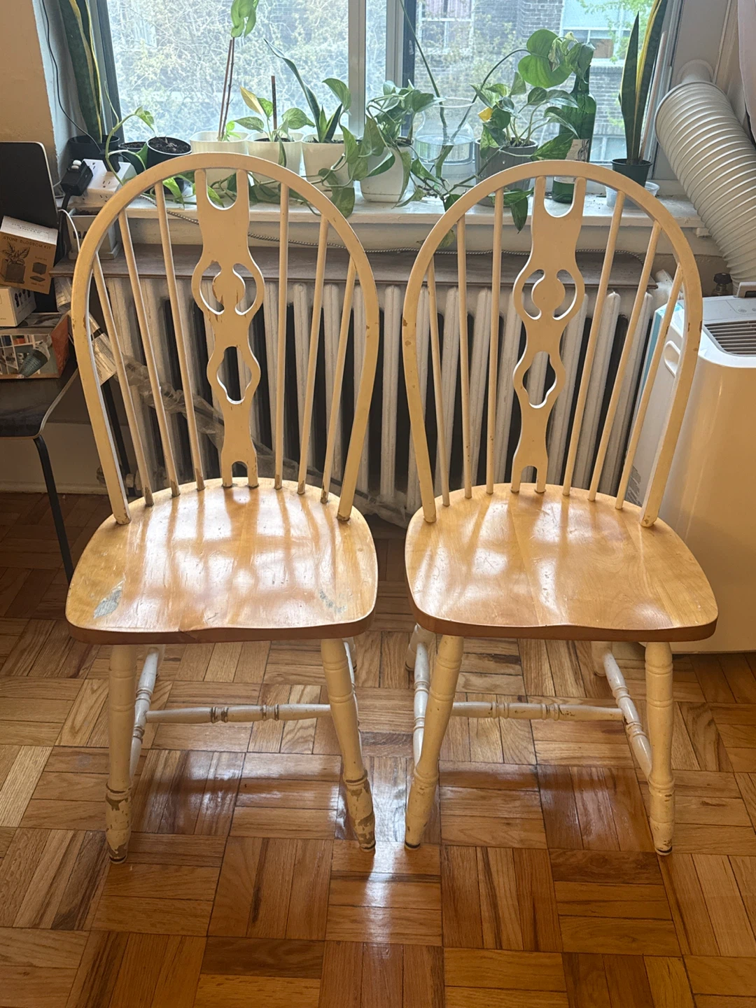 Set of 2 Wooden Dining Chairs - MOVING SALE!!