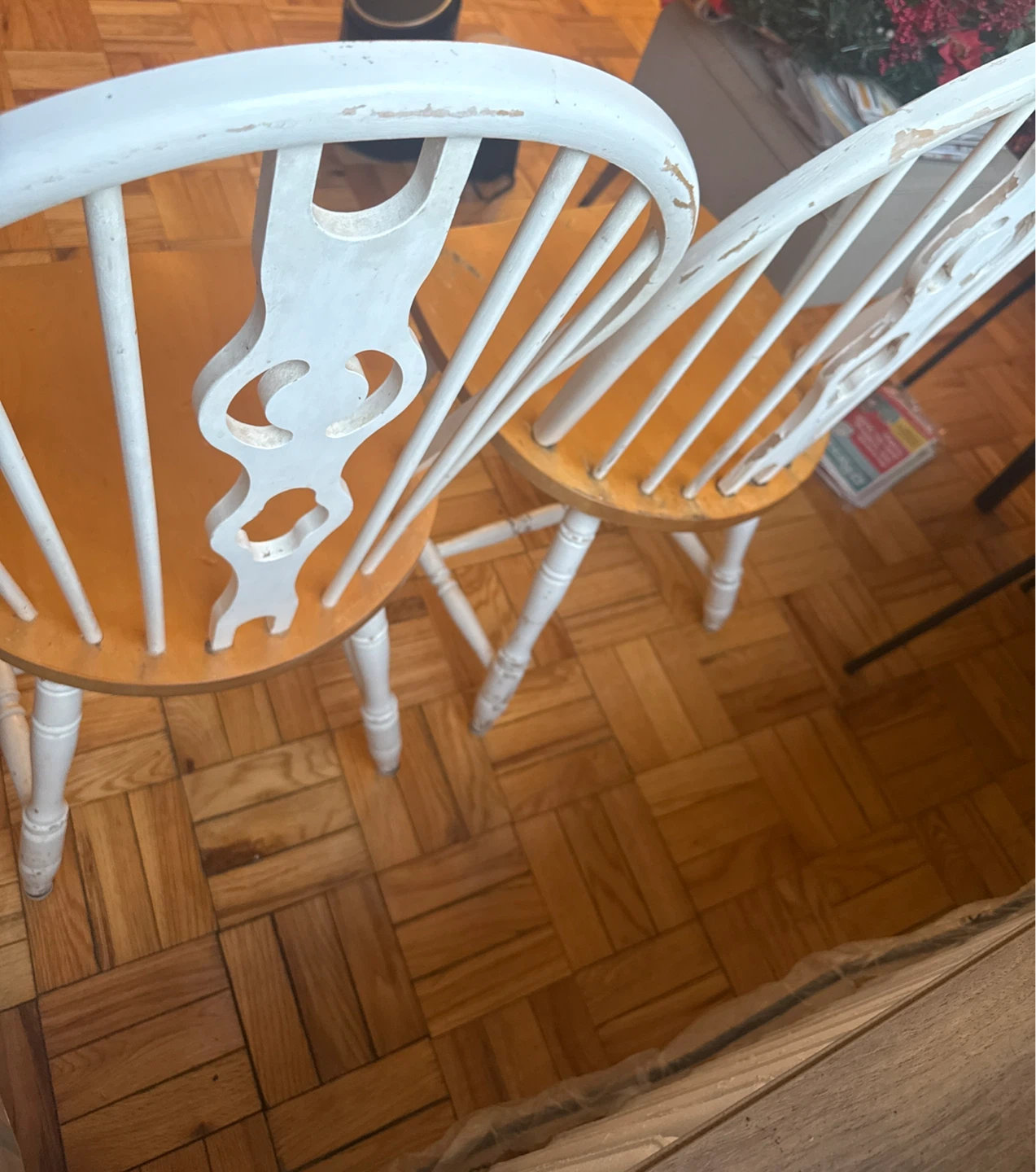 Set of 2 Wooden Dining Chairs - MOVING SALE!! - photo 3