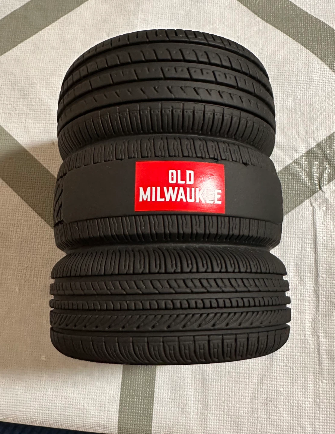 Old Milwaukee Tire-Themed Container koozie - photo 2