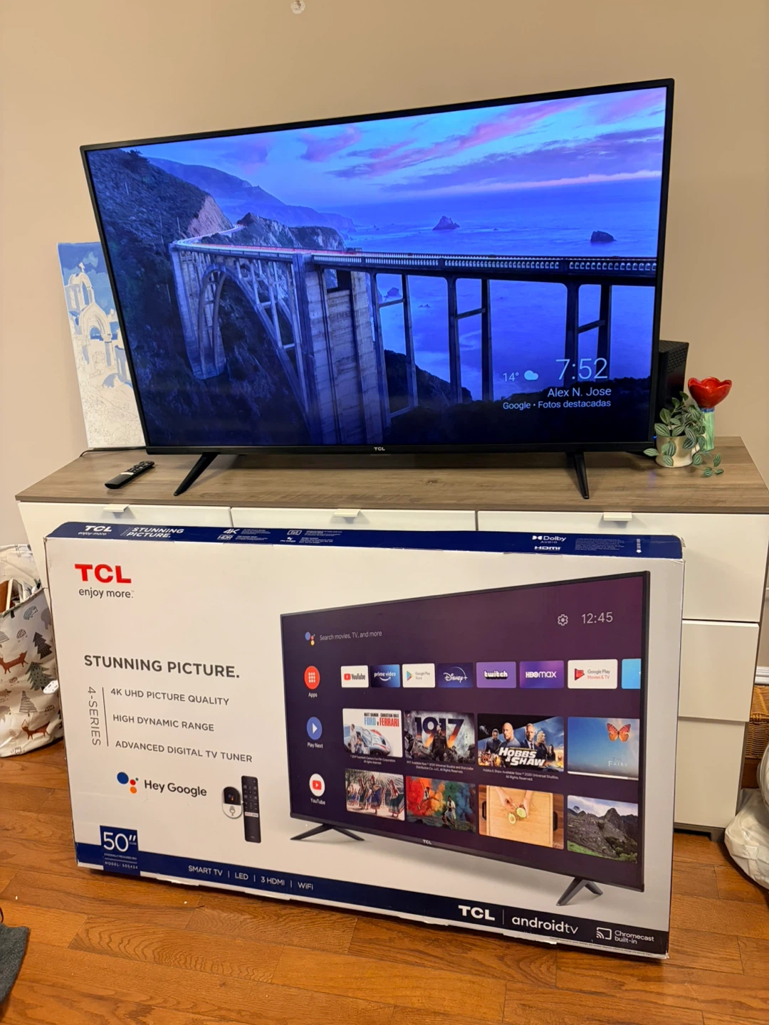 TCL 50-inch 4-Series 4K UHD Smart TV