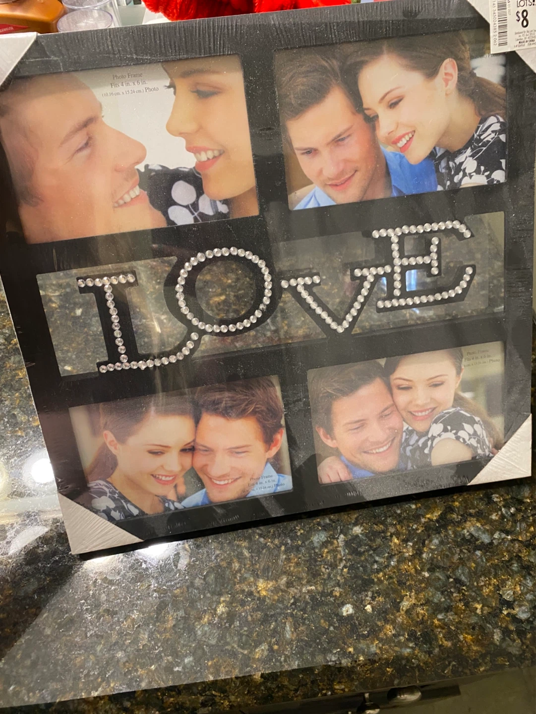 Multi-Photo Frame with LOVE accent