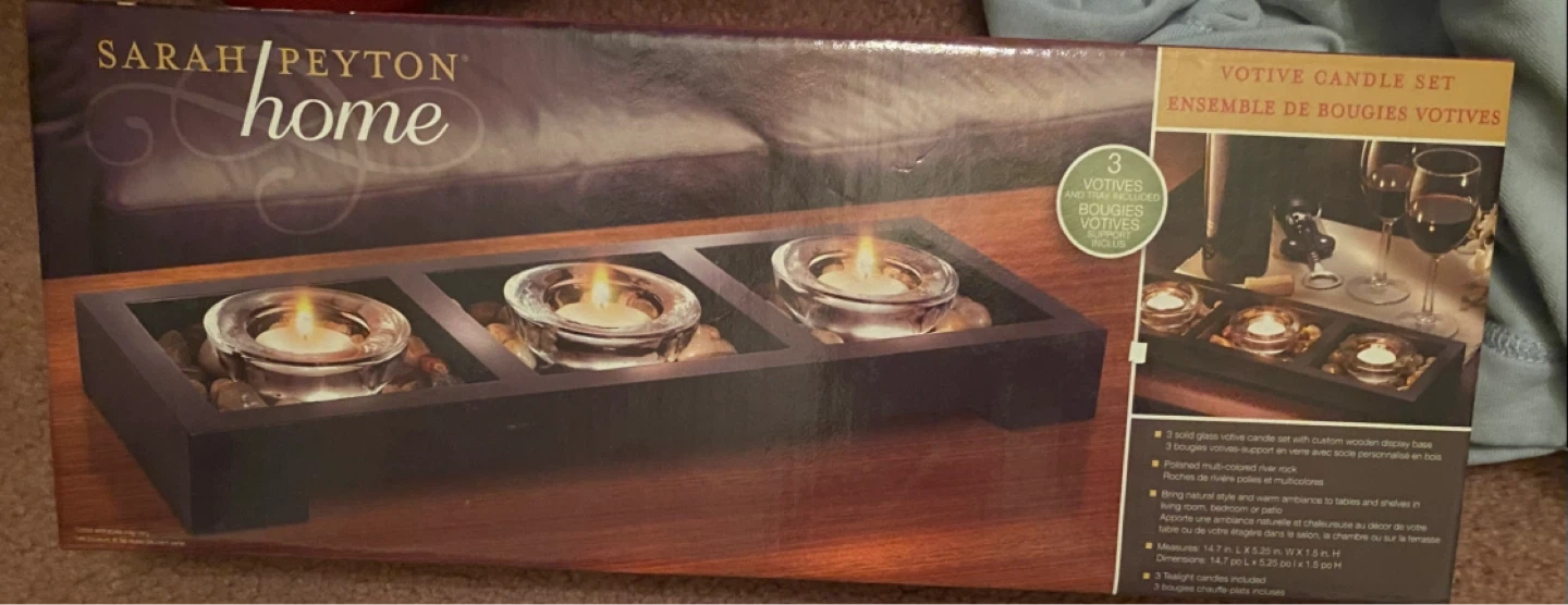 Sarah Peyton Home Votive Candle Set