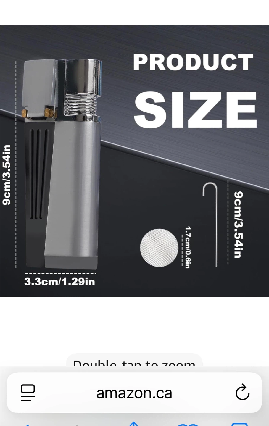 Foldable Metal Lighter with Gift Box - photo 4