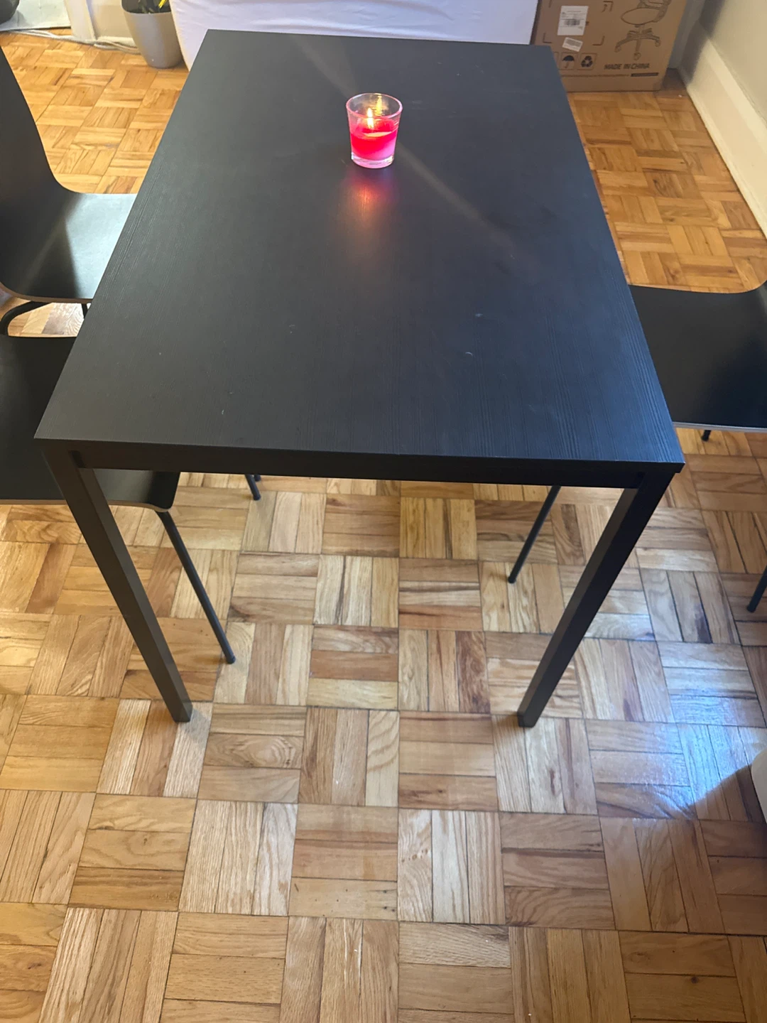 Black Dining Table with 3 Chairs- MOVING SALE!! - photo 5