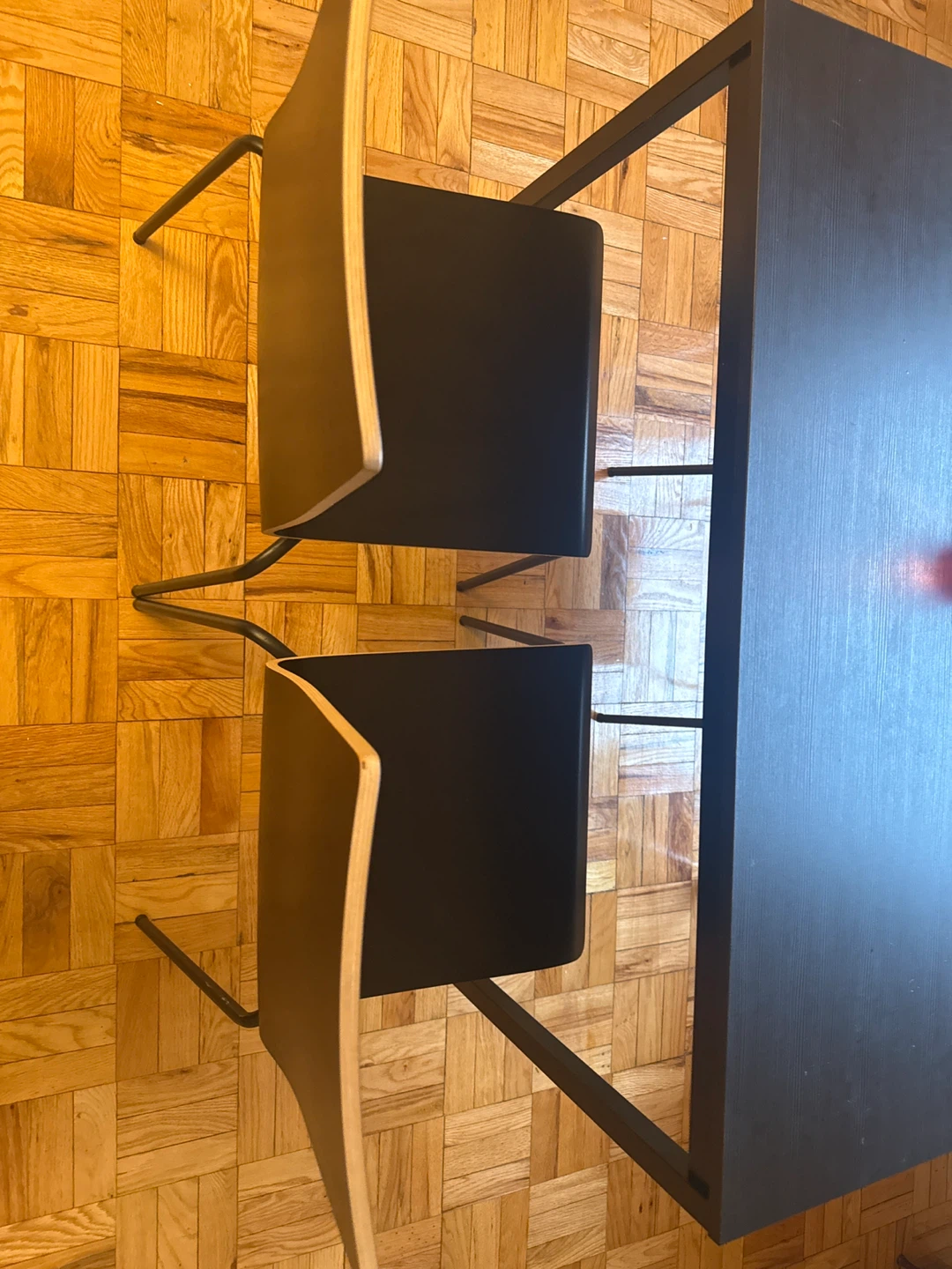 Black Dining Table with 3 Chairs- MOVING SALE!! - photo 3