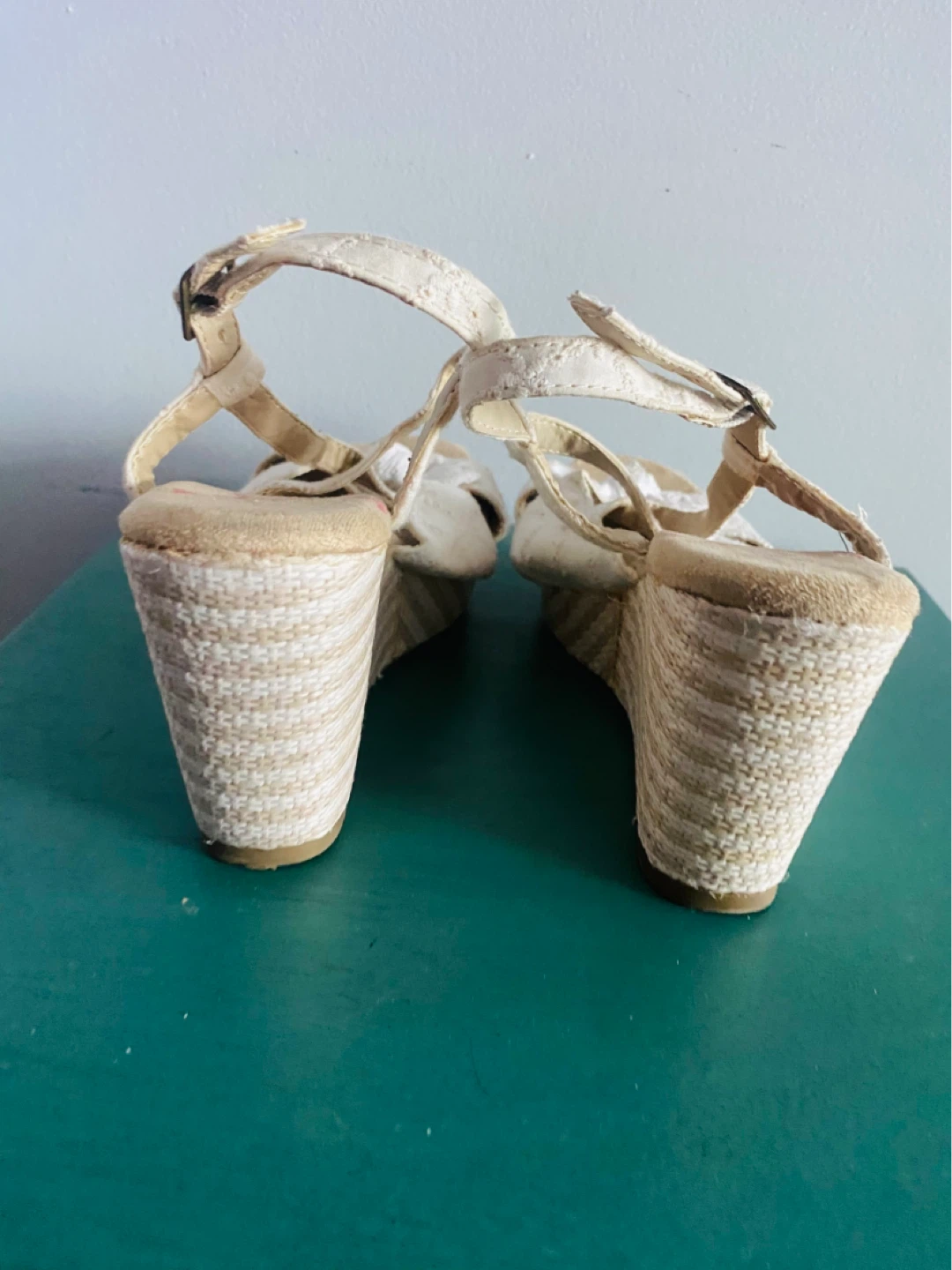 Jellypop White Wedge Sandals with Bows - photo 3