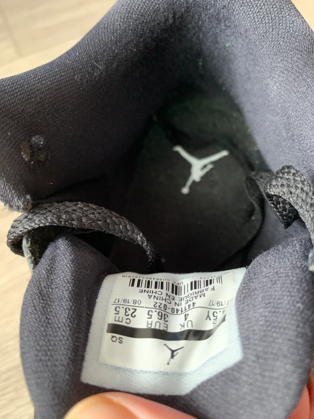 Air Jordan 3 Retro GS Black White Gum - Size 4.5Y - photo 5