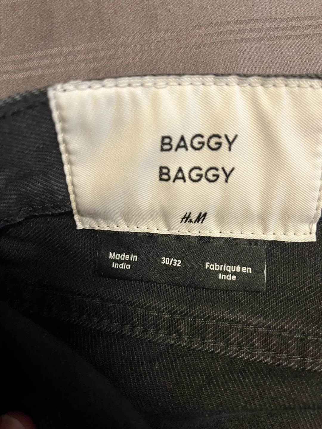 MEN’s H&M Baggy Baggy Jeans Black Size 30/32