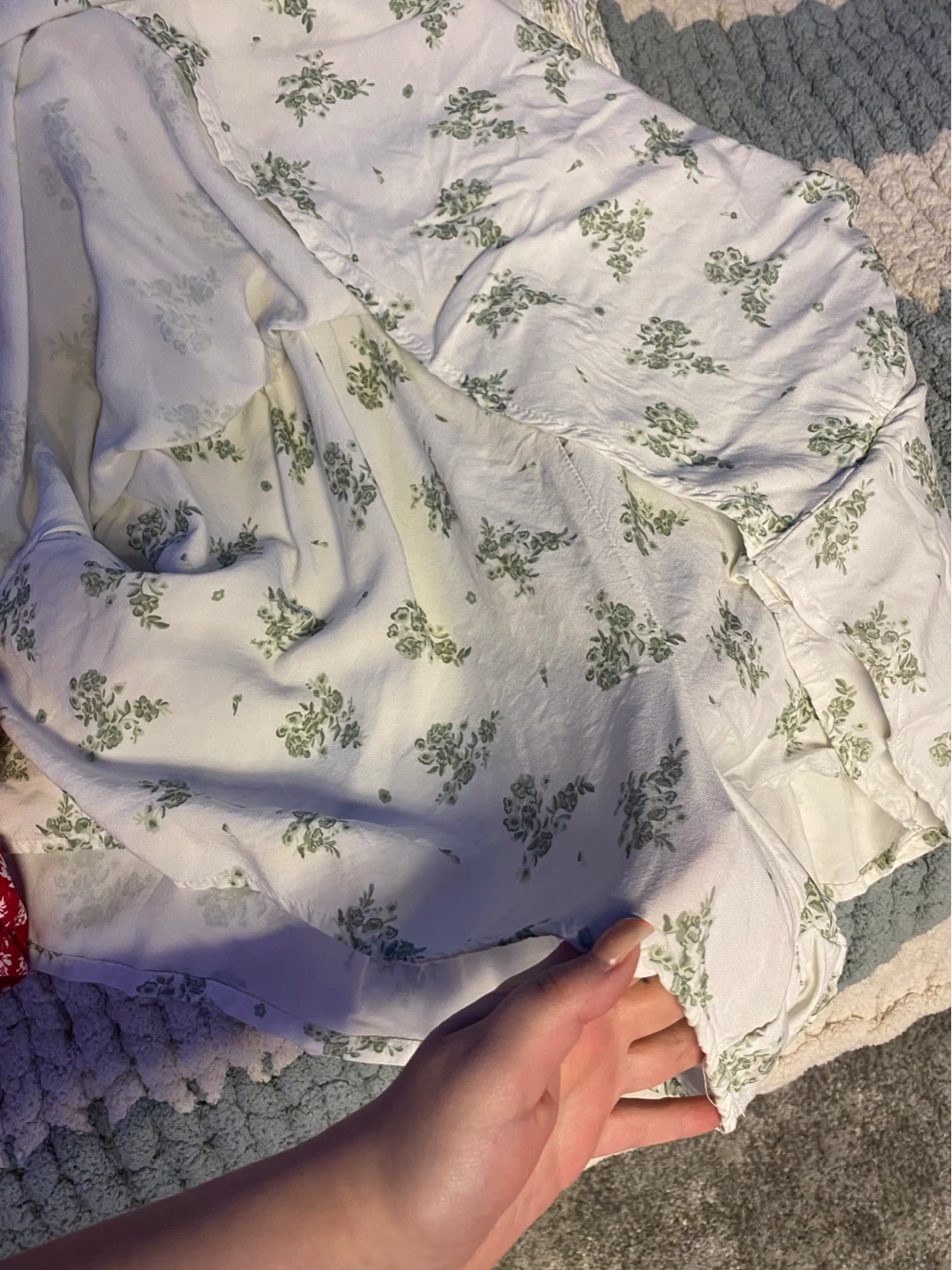 Floral Print Smocked Dress - photo 4