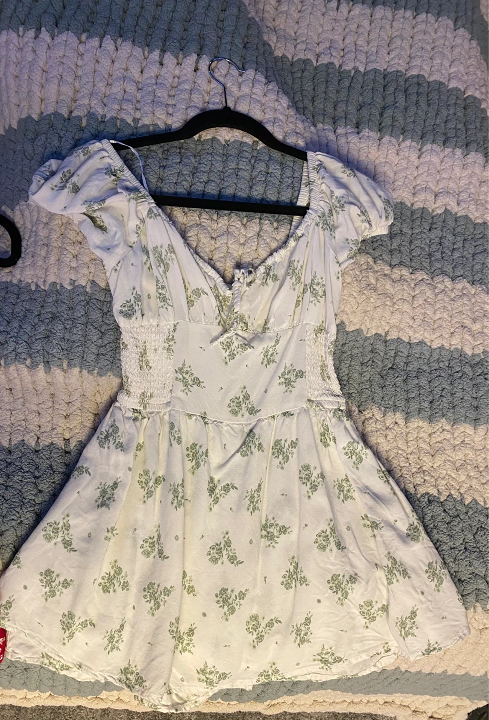 Floral Print Smocked Dress - photo 2