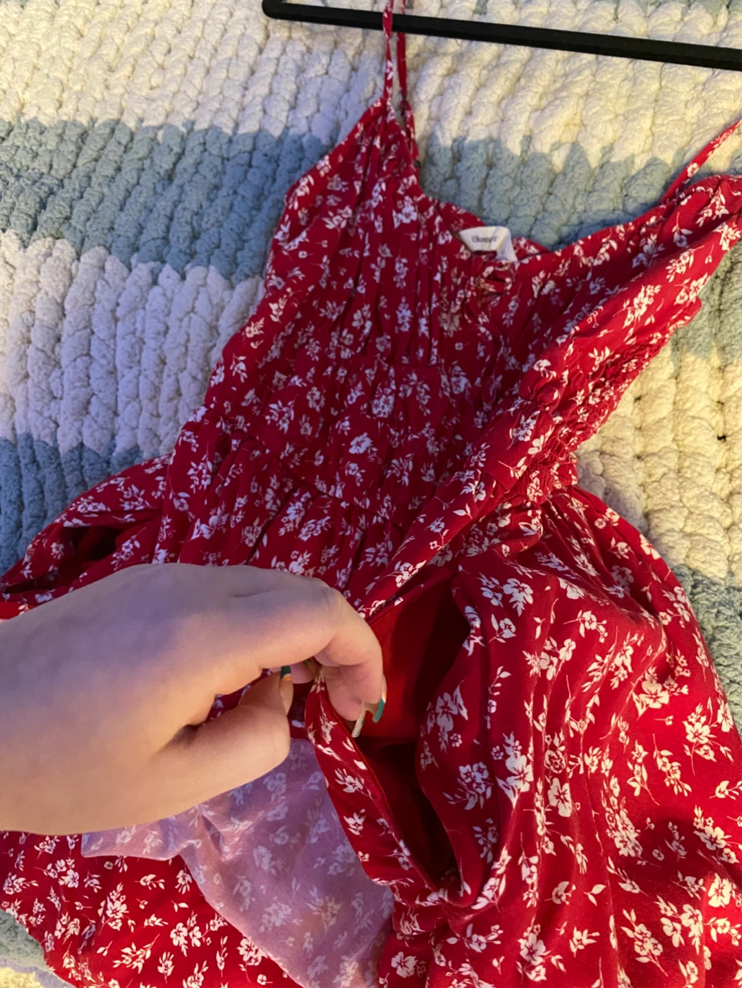 Floral Print Smocked Dress - photo 5