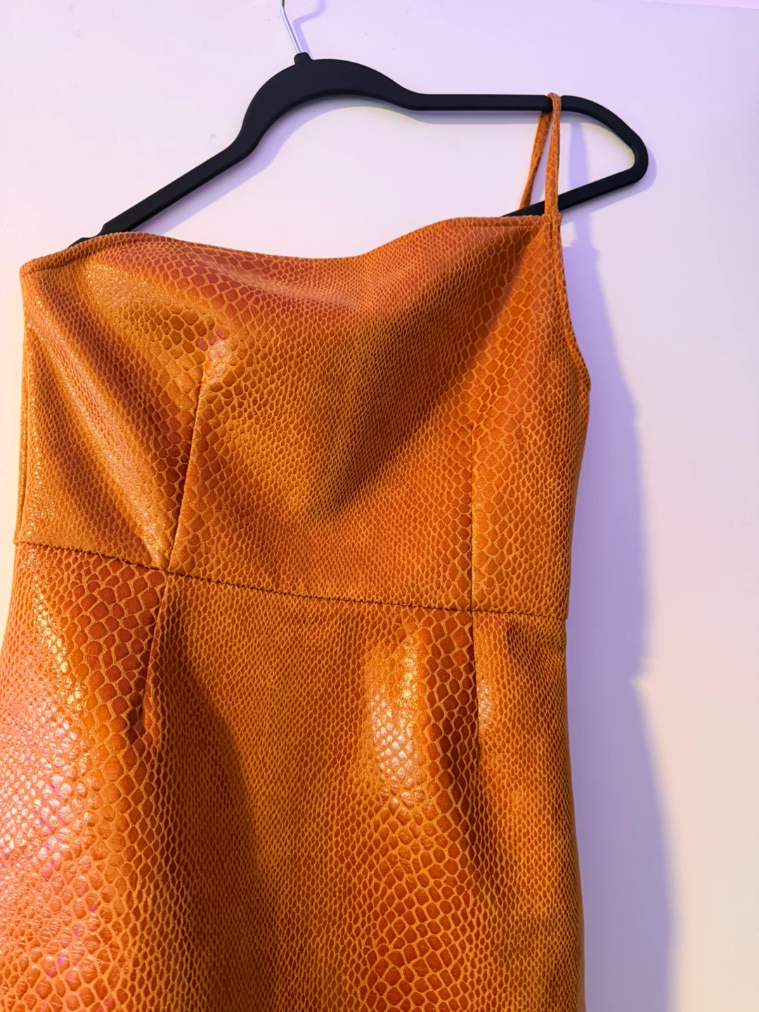 Urban Outfitters Orange Snake Print Mini Dress S/P - photo 4