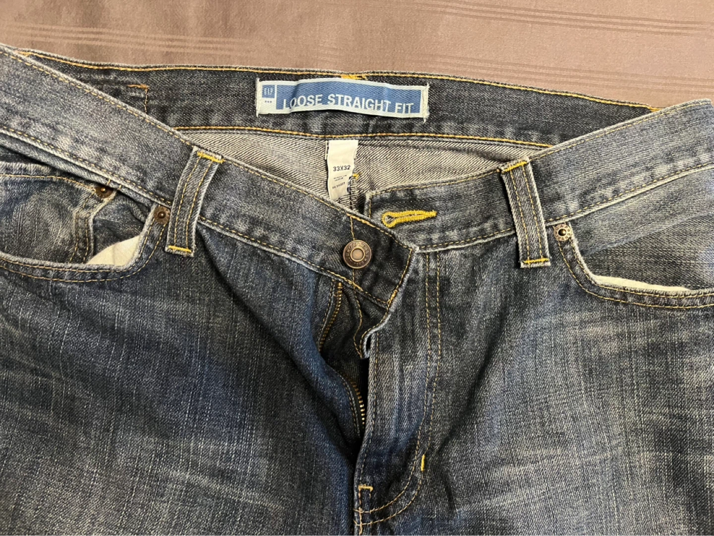 Gap Loose Straight Fit Jeans - 33x32 - photo 4