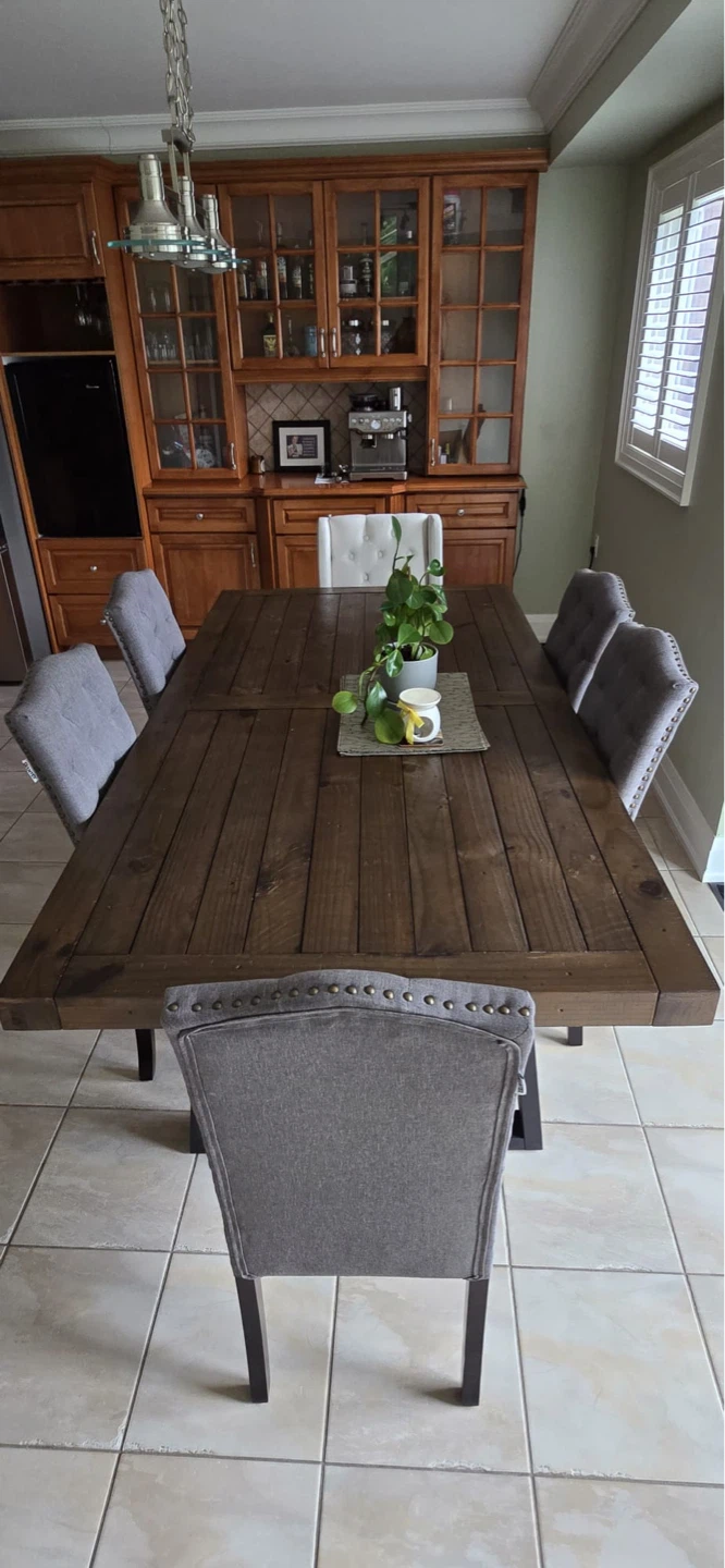 Solid Wood Dining Table - photo 2