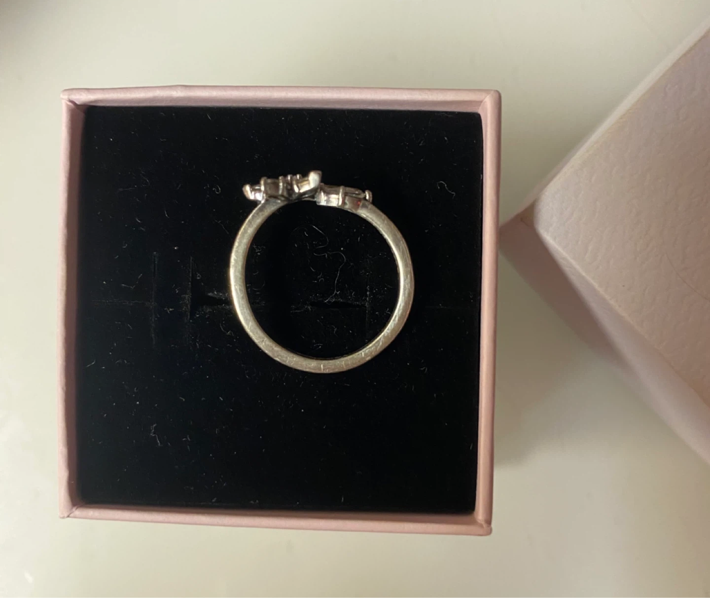 Pandora Sparkling Leaf Ring Sterling Silver - photo 3