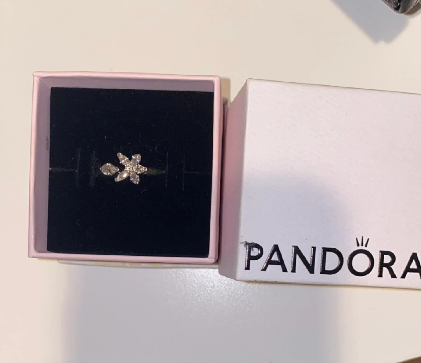 Pandora Sparkling Leaf Ring Sterling Silver - photo 2