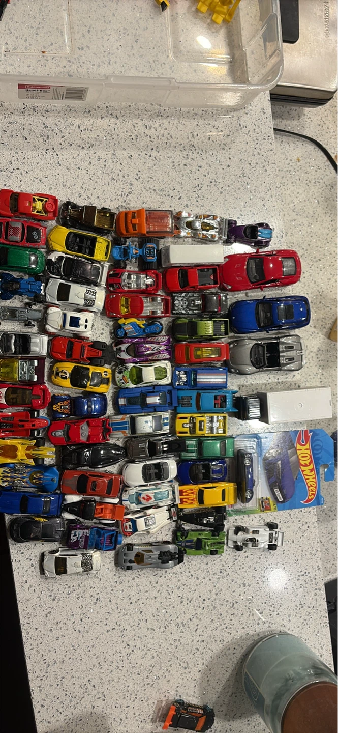 Assorted Hot Wheels Toy Cars
