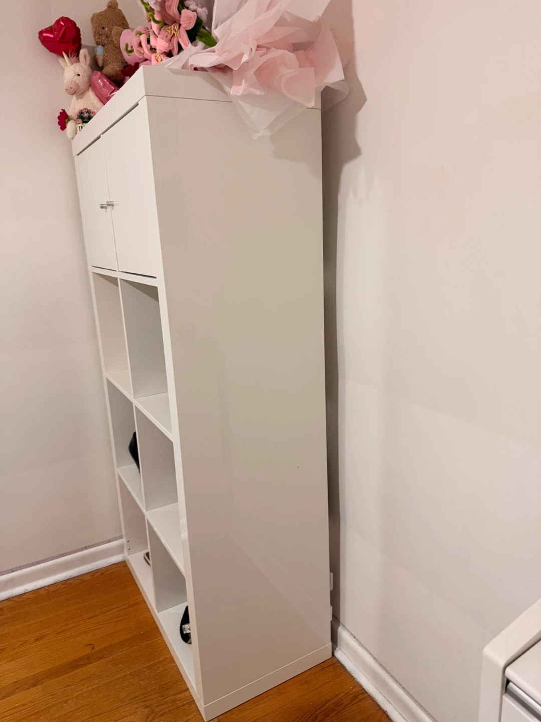 White IKEA KALLAX Shelf Unit - photo 2