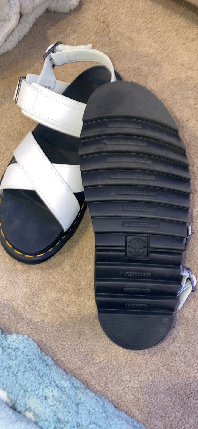 Dr. Martens White Leather Sandals - photo 4
