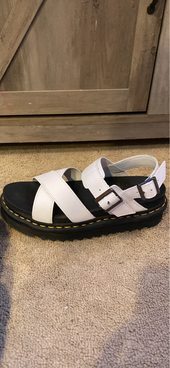 Dr. Martens White Leather Sandals - photo 2