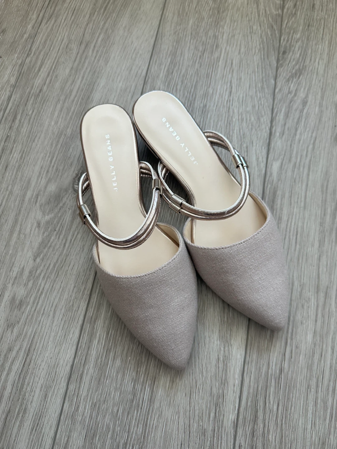 Brand New Jelly Beans Pointed Toe Mules - Size M