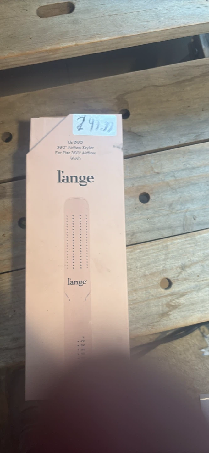 L'ANGE LE DUO 360° Airflow Styler Flat Iron Blush