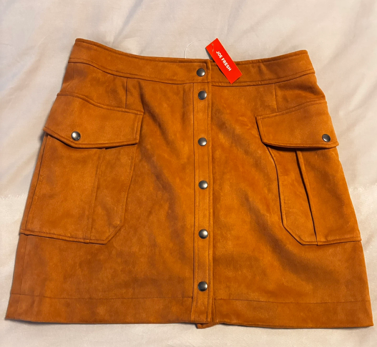 Joe Fresh Jupe Femme Style Cargo Camel Taille 14 - Neuve