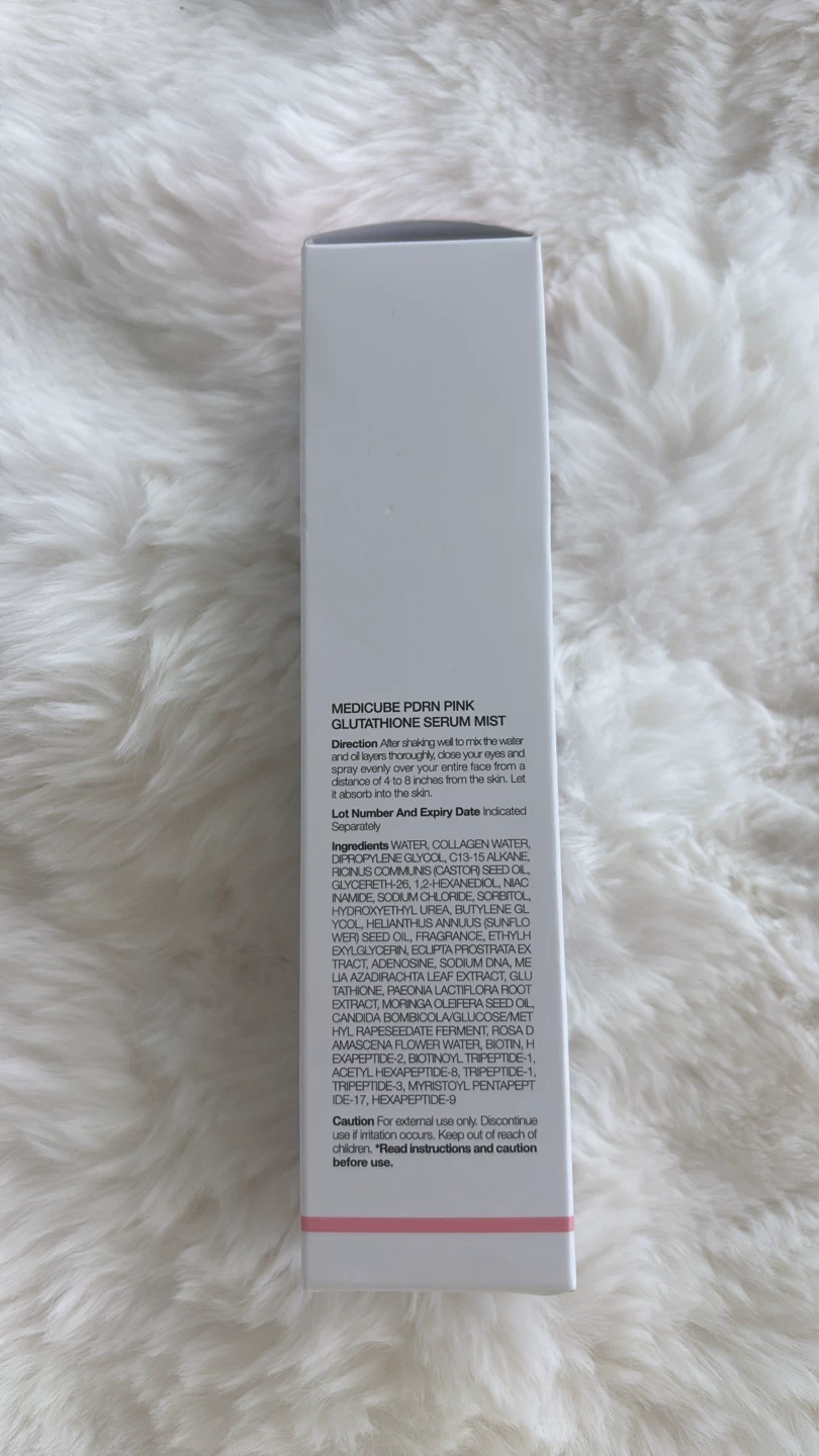 Medicube PDRN Pink Glutathione Serum Mist - photo 3