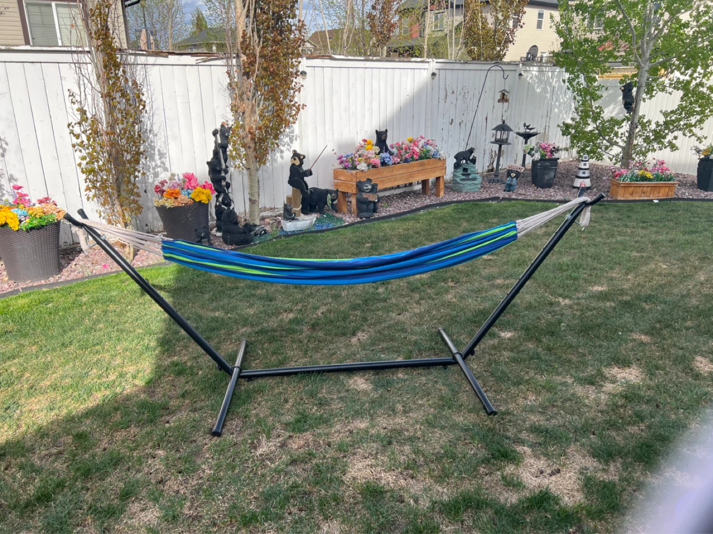 Double Hammock with Heavy Duty Stand (NEW)