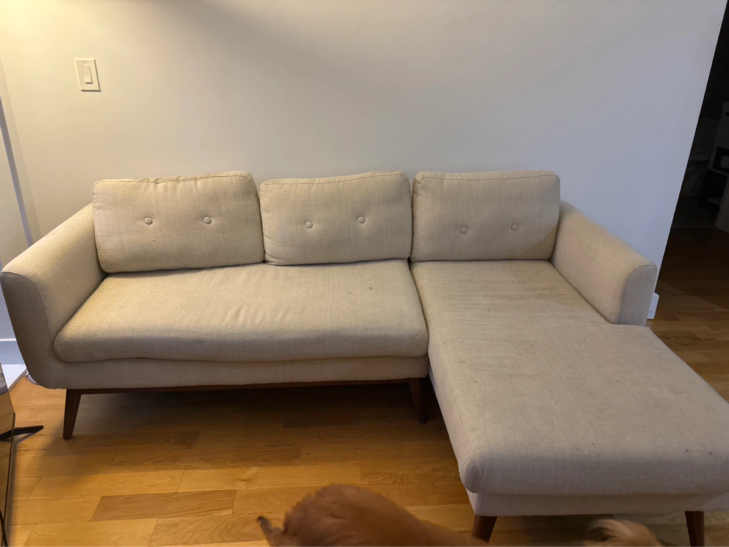 Beige Sectional Sofa