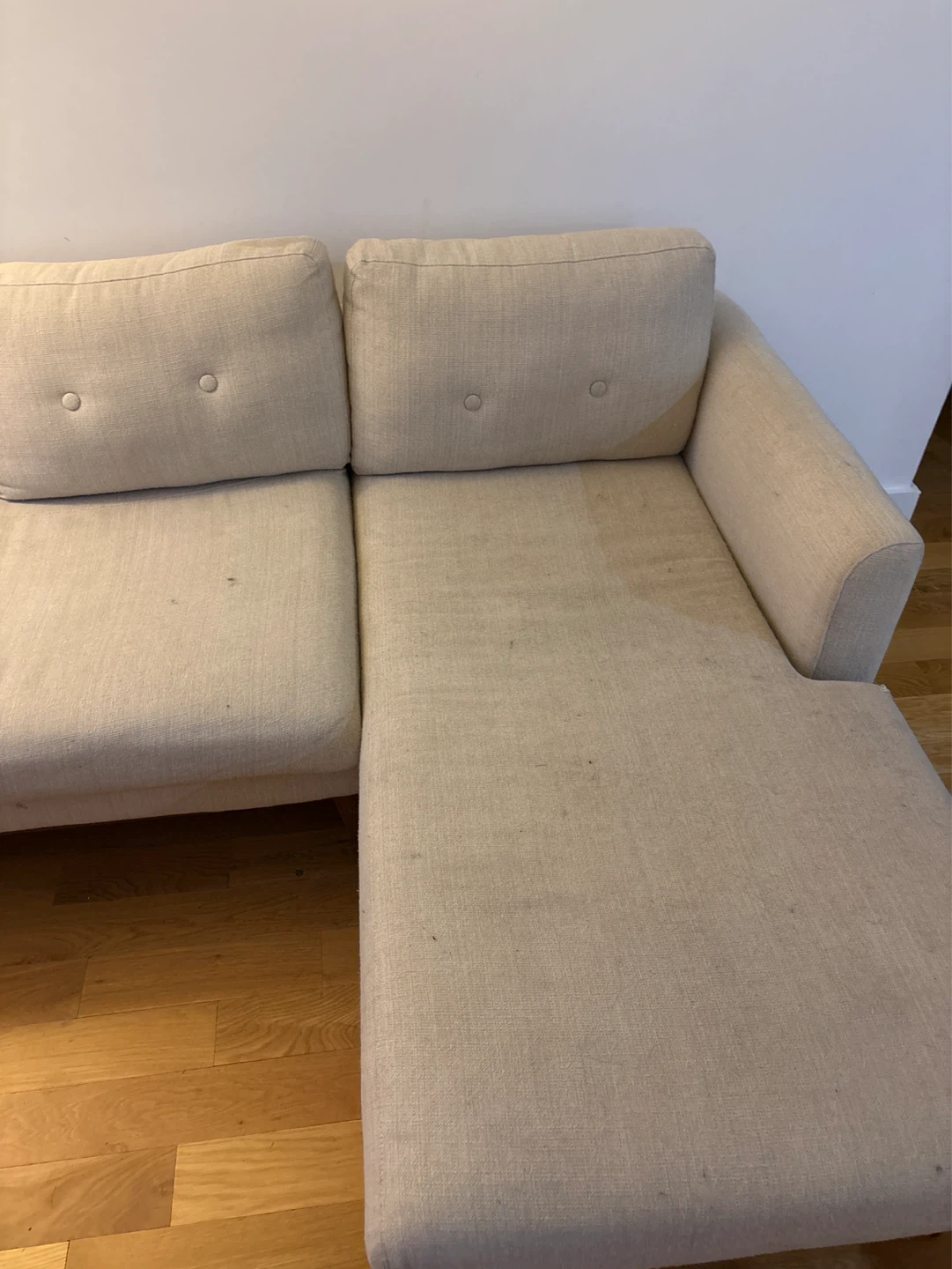 Beige Sectional Sofa - photo 3