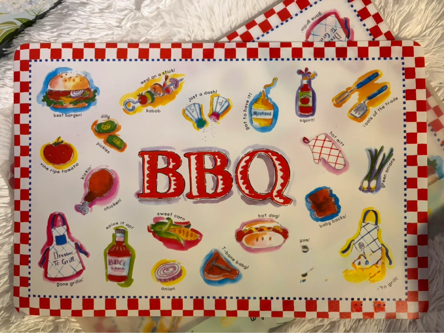 Casual Gourmet Evergreen BBQ Placemats & Coasters - photo 2