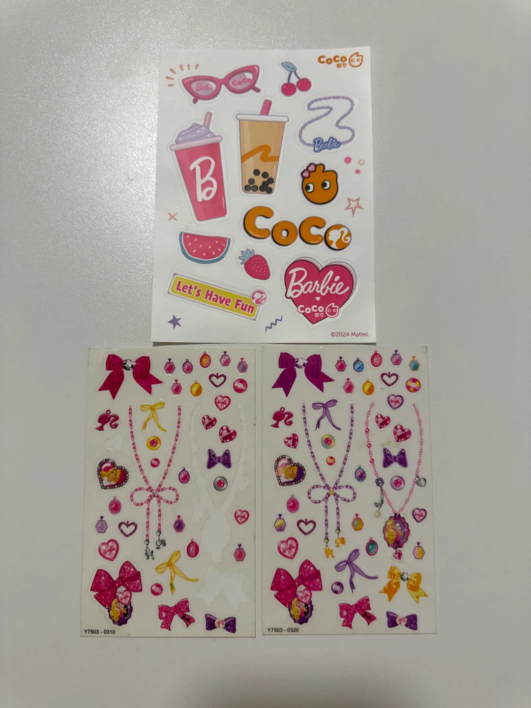 Barbie & Coco & My Melody Stickers