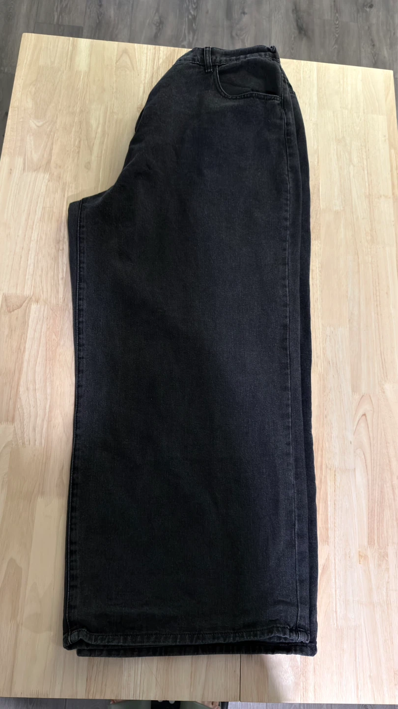 Plus Size Wide Leg Denim Jeans - photo 2