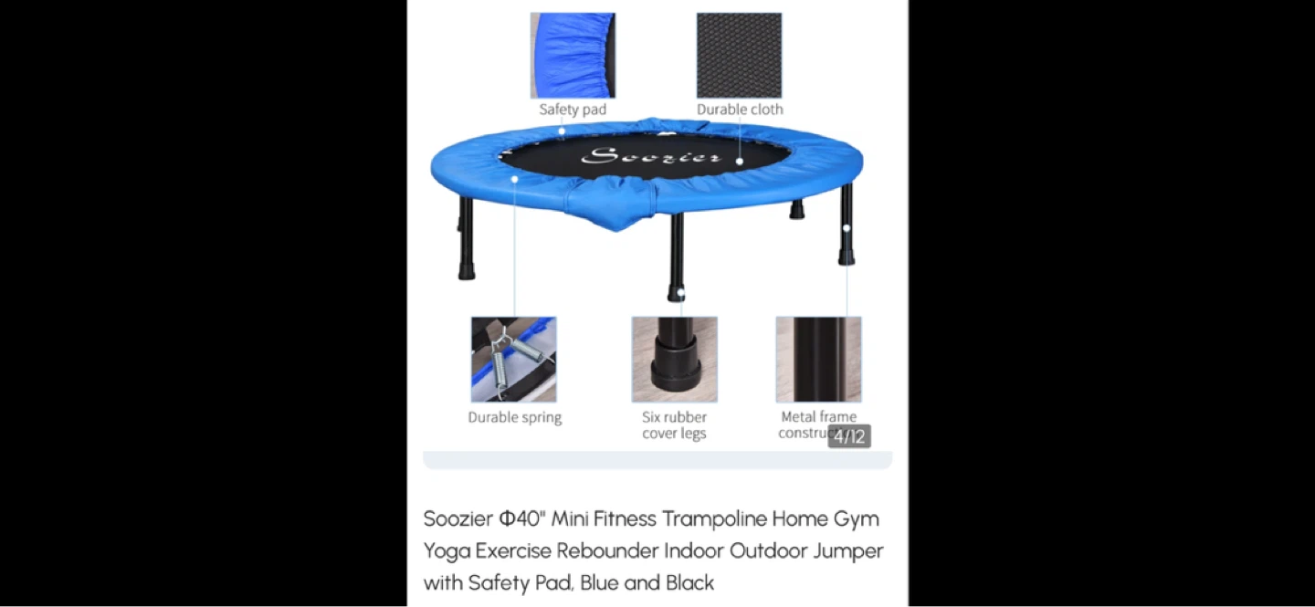 Trampoline $65