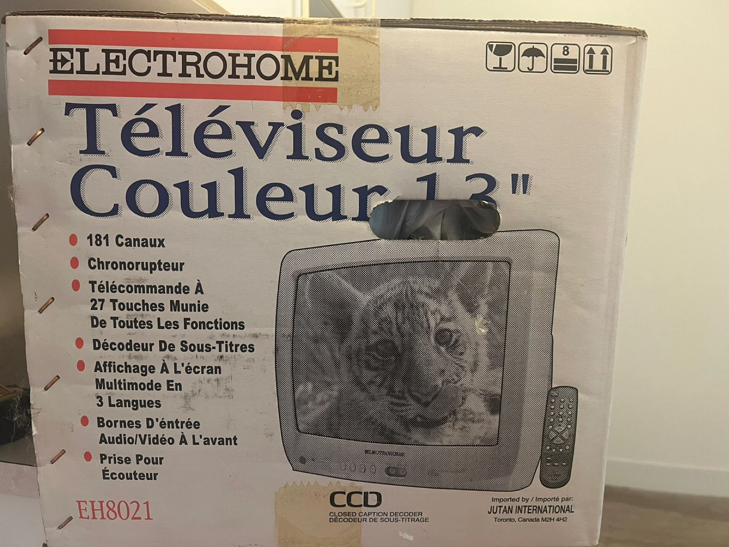 Electrohome 13" Colour Television EH8021
