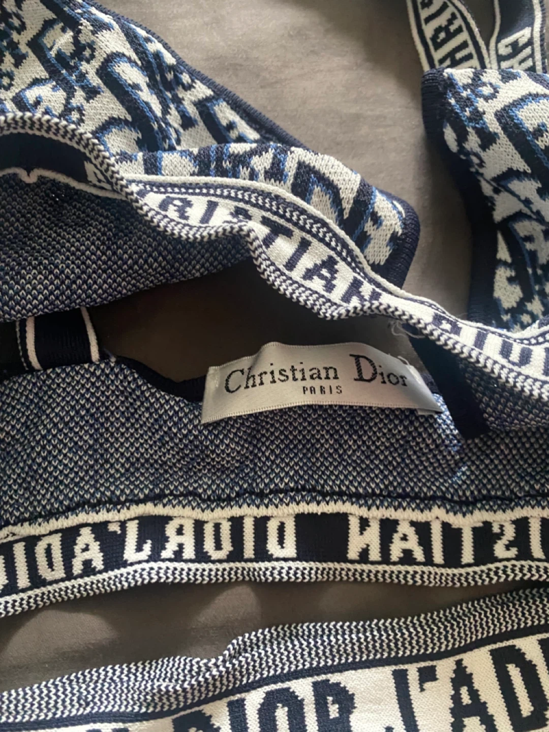Christian Dior Knit Halter Bra and Boxer Shorts Set - photo 4